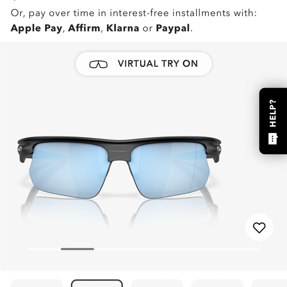 Oakley Bispheara sunglassess Deep water blue polarized *nwt - Picture 5 of 6